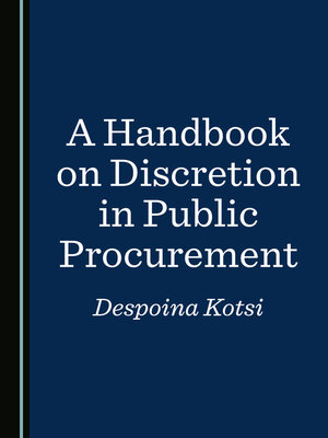 cover image of A Handbook on Discretion in Public Procurement